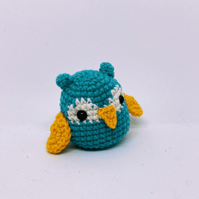Hibou bleu 